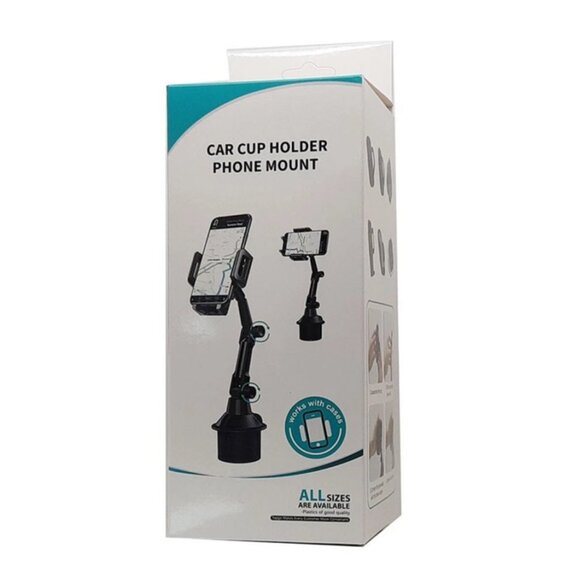 Universal 360 Rotation Flexible Arm Car Phone Mount Gooseneck Cup Holder - Picture 4 of 6